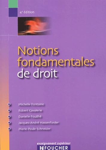 Notions fondamentales de droit