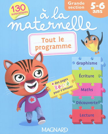 A la maternelle, grande section, 5-6 ans : tout le programme