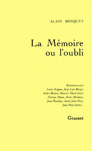 La mémoire et l'oubli. Vol. 1
