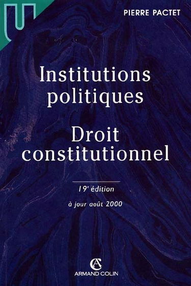 Institutions politiques, droit constitutionnel