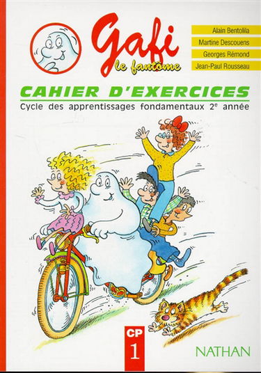Gafi le fantôme : cycle des apprentissages fondamentaux 2e année, CP, cahier d'exercices 1