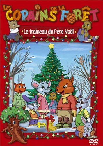 Couverture de Les copains de la forêt : le traineau du Père Noël