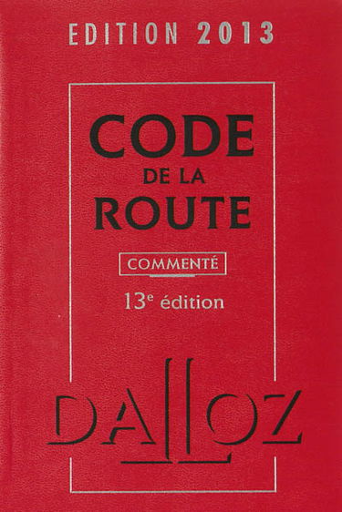 Code de la route : édition 2013
