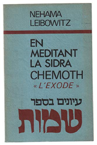 En méditant la Sidra chemoth (Exode)