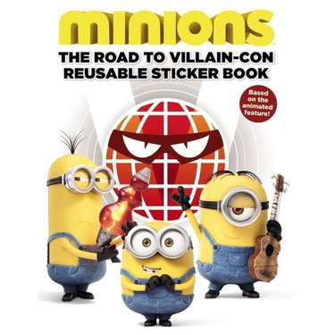 Couverture de Minions: The Road to Villain-Con: Reusable Sticker Book