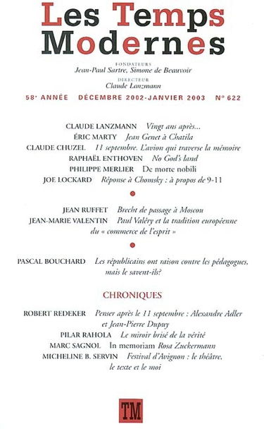 Temps modernes (Les), n° 622