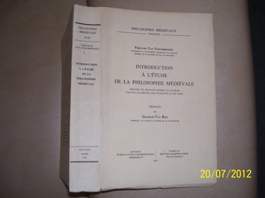 Couverture de Philosophe médiévaux, tome XVIII : Introduction à l'étude de la philosophie médiévale.