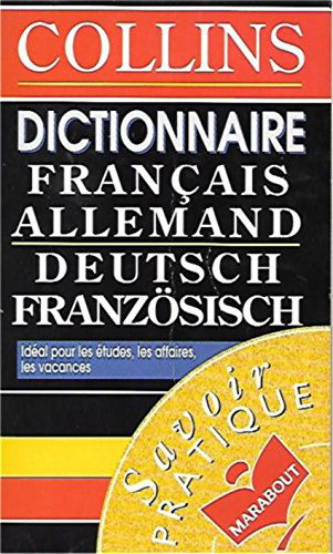 Dictionnaire Collins français-allemand, allemand-français