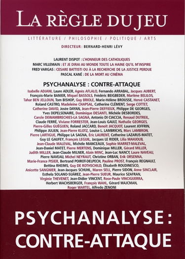 Règle du jeu (La), n° 30. Psychanalyse : contre-attaque