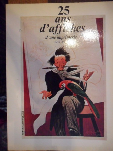 Couverture de 25 ans d'affiches d'une imprimerie 1912-1937.