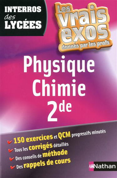 Physique chimie 2de