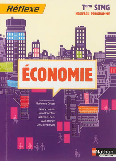 Economie, terminale STMG : nouveau programme