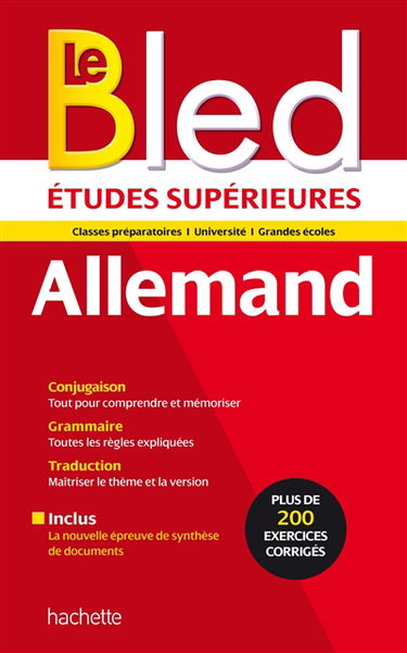 Le Bled allemand : conjugaison, grammaire, traduction