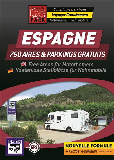 Couverture de Espagne : 750 aires + parkings gratuits
