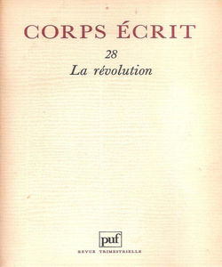 Corps écrit n° 28 (la révolution): REVUE