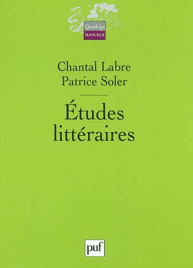 Etudes littéraires