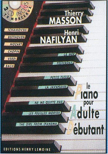 Piano pour adulte débutant avec 2 CD