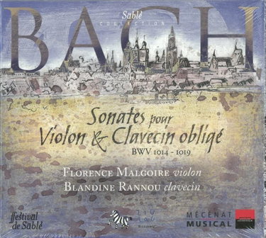 Couverture de Bach: Sonates pour Violon & Clavecin obligé, BMW 1014-1019 [Import]
