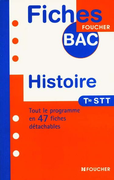Histoire, terminale STT