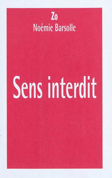 Sens interdit