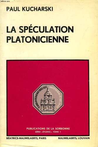 Couverture de ASPECTS DE LA SPECULATION PLATONICIENNE