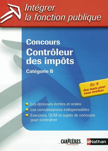 Concours contrôleur des impôts : catégorie B