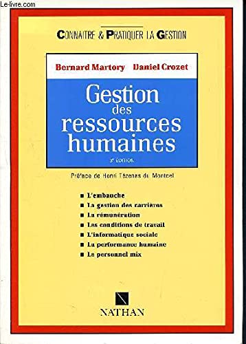 Gestion Des Ressources Humaines 3 Edition