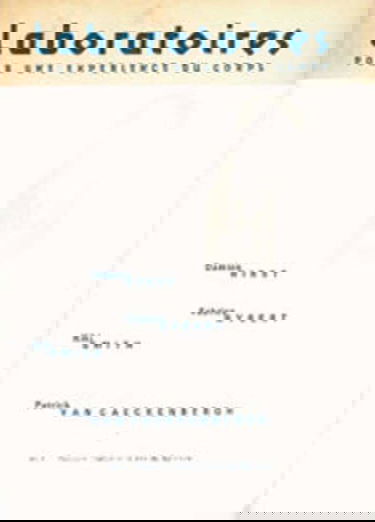 Laboratoire : pour une expérience du corps