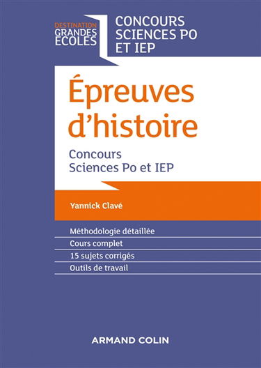 Epreuves d'histoire : concours Sciences Po et IEP