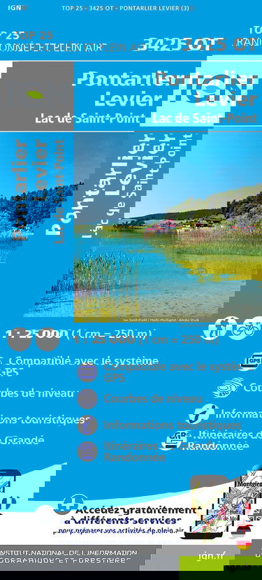 3425OT Pontarlier levier lac de st point