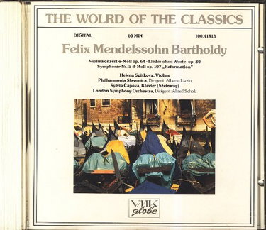 Couverture de The World of the Classics - Felix Mendelssohn-Bartholdy