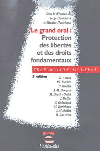 Grand oral : Protection des libertés et droits fondamentaux