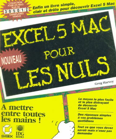 Excel 5 Mac pour les nuls
