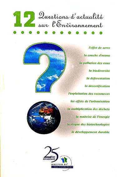 Couverture de 12 questions d'actualité sur l'environnement