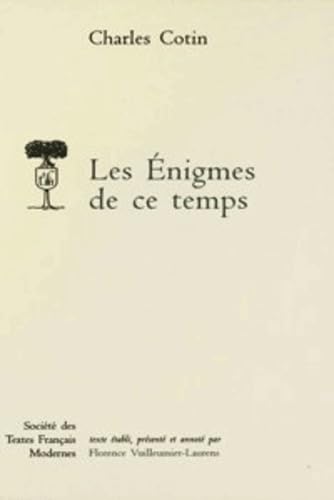 Les énigmes de ce temps