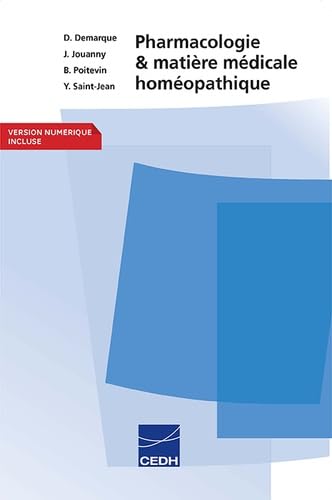 Pharmacologie et matière médicale homéopathique