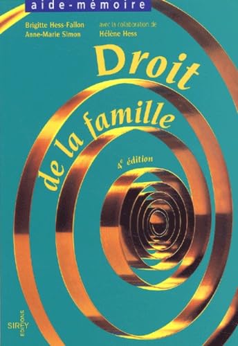 Droit de la famille: 4ème édition