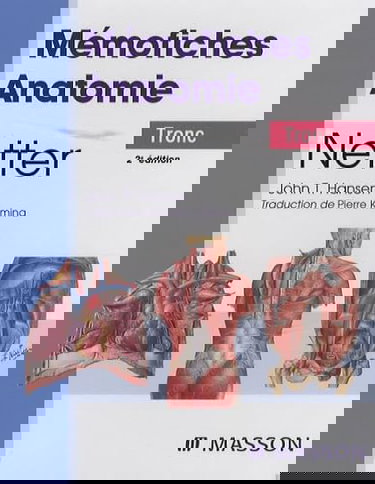 Mémofiches anatomie Netter : tronc