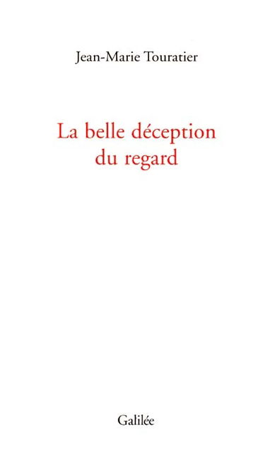 La belle déception du regard : réflexions sur l'art contemporain