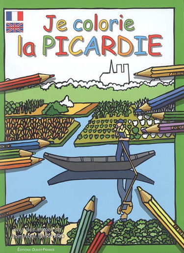 Couverture de Je colorie la Picardie par Dominique Ehrhard