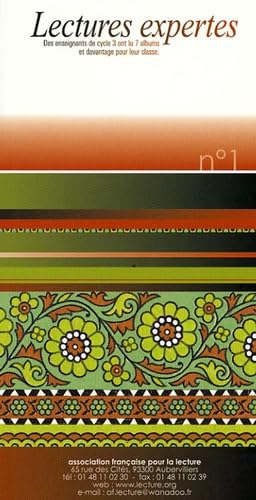 Lectures expertes n° 1 cycle 3