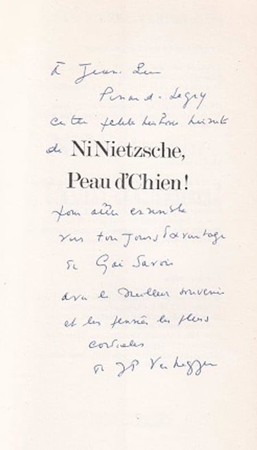 Couverture de NiNietzsche, Peau d'Chien ! : Fiction (Limagimère)