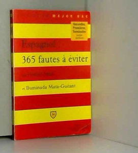 Espagnol, 365 fautes à éviter