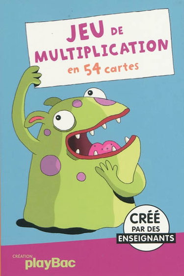 Couverture de Jeu de multiplication : en 54 cartes