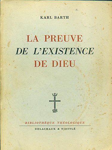 Couverture de La preuve de l'existence de Dieu