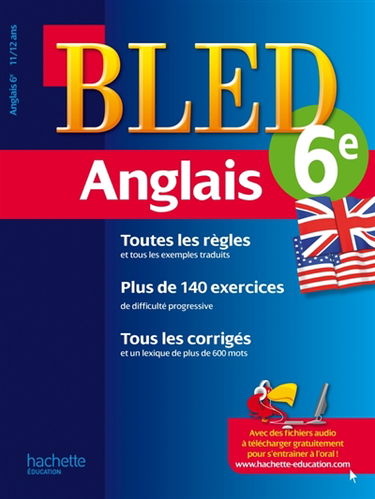 Bled anglais 6e, 11-12 ans