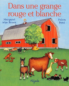 Dans une grange rouge et blanche