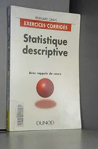 EXERCICES CORRIGES STATISTIQUE DESCRIPTIVE ECONOMIE MODULE