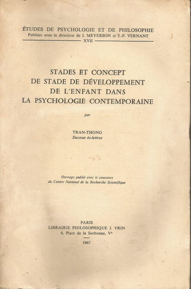Stades et concept de stade de développement de l'enfant dans la psychologie contemporaine