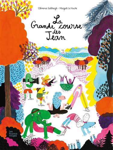 Couverture de La grande course des Jean